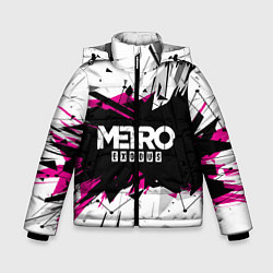 Куртка зимняя для мальчика Metro: Exodus Purple, цвет: 3D-красный