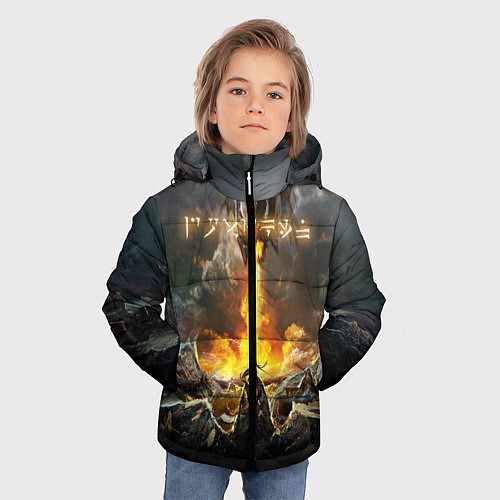 Зимняя куртка для мальчика TES: Dragon Flame / 3D-Черный – фото 3