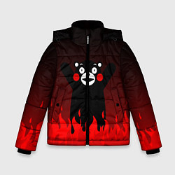 Куртка зимняя для мальчика Kumamon: Hell Flame, цвет: 3D-красный