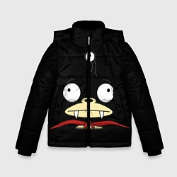 Куртка зимняя для мальчика Лицо Ниблера, цвет: 3D-черный