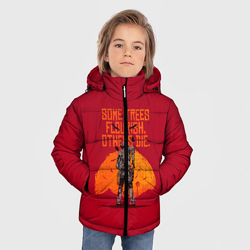 Зимняя куртка для мальчика Some trees flourish / 3D-Черный – фото 3