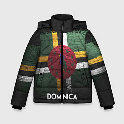 Куртка зимняя для мальчика Dominica Style, цвет: 3D-черный