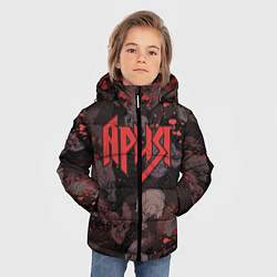Куртка зимняя для мальчика Ария, цвет: 3D-красный — фото 2