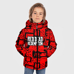 Куртка зимняя для мальчика Red Dead Redemption 2, цвет: 3D-черный — фото 2