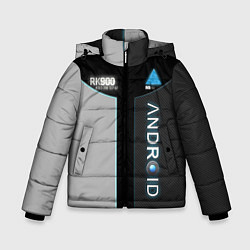 Куртка зимняя для мальчика Detroit: Android RK900, цвет: 3D-черный