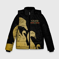 Куртка зимняя для мальчика GUSSI: Gold Edition, цвет: 3D-черный