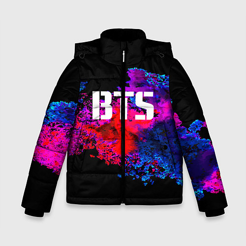 Зимняя куртка для мальчика BTS: Colors Explode / 3D-Светло-серый – фото 1