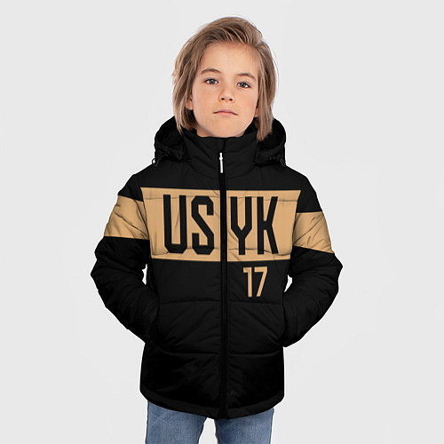 Зимняя куртка для мальчика USYK / 3D-Черный – фото 3