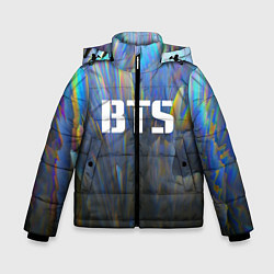 Куртка зимняя для мальчика BTS: Neon Spectre, цвет: 3D-черный
