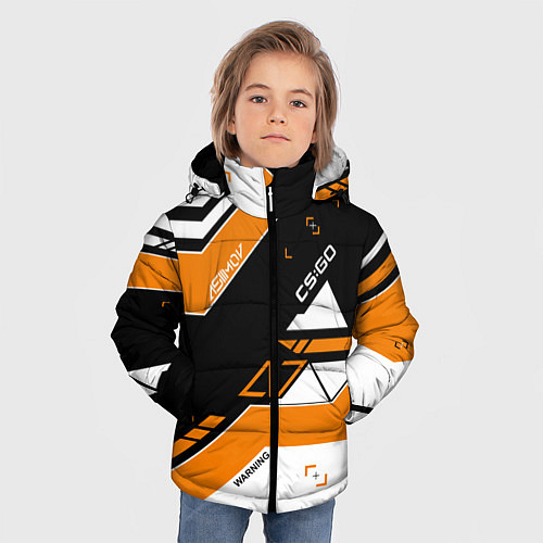 Зимняя куртка для мальчика CS:GO Asiimov Inverted / 3D-Черный – фото 3