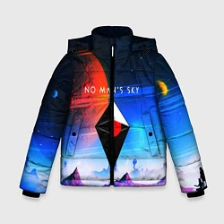 Куртка зимняя для мальчика No Man's Sky: Galaxy, цвет: 3D-черный