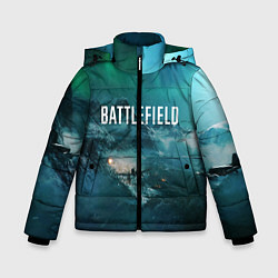 Куртка зимняя для мальчика Battlefield: Sea Force, цвет: 3D-красный