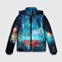 Куртка зимняя для мальчика Stranger Things: Space Light, цвет: 3D-черный