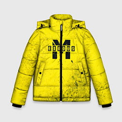 Куртка зимняя для мальчика Metro Exodus: Yellow Grunge, цвет: 3D-черный