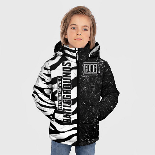 Зимняя куртка для мальчика PUBG: Zebras Lifestyle / 3D-Черный – фото 3