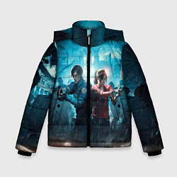 Куртка зимняя для мальчика Resident Evil 2, цвет: 3D-черный