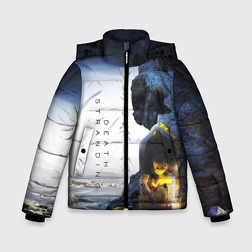Зимняя куртка для мальчика Death Stranding: Exclusive / 3D-Светло-серый – фото 1