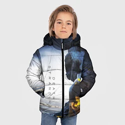 Куртка зимняя для мальчика Death Stranding: Exclusive, цвет: 3D-черный — фото 2