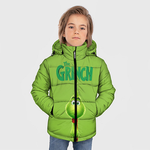 Зимняя куртка для мальчика The Grinch / 3D-Черный – фото 3