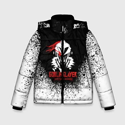 Куртка зимняя для мальчика Убийца Гоблинов, цвет: 3D-светло-серый