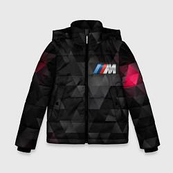 Куртка зимняя для мальчика BMW M: Polygon, цвет: 3D-красный