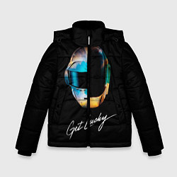 Куртка зимняя для мальчика Daft Punk: Get Lucky, цвет: 3D-светло-серый