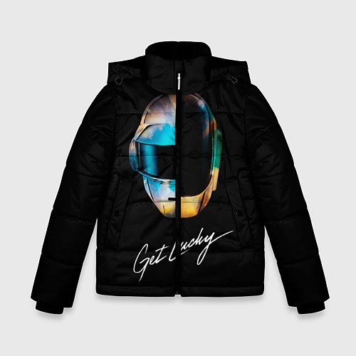 Зимняя куртка для мальчика Daft Punk: Get Lucky / 3D-Светло-серый – фото 1