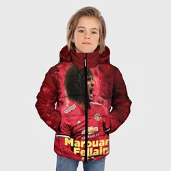 Куртка зимняя для мальчика Marouane Fellaini, цвет: 3D-черный — фото 2
