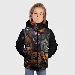 Куртка зимняя для мальчика Five Nights at Freddy's, цвет: 3D-красный — фото 2