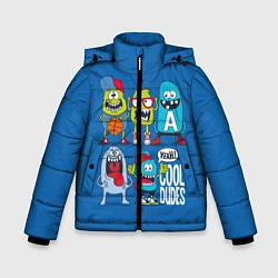 Куртка зимняя для мальчика Cool Dudes, цвет: 3D-черный