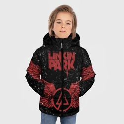 Куртка зимняя для мальчика Linkin Park: Red Airs, цвет: 3D-светло-серый — фото 2