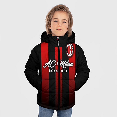 Зимняя куртка для мальчика AC Milan / 3D-Красный – фото 3