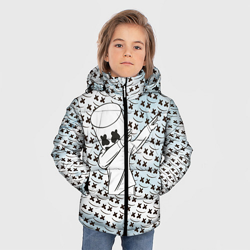Зимняя куртка для мальчика Marshmello DAB / 3D-Черный – фото 3
