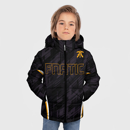 Зимняя куртка для мальчика Cs:go - Fnatic The Form 2022 / 3D-Черный – фото 3