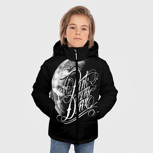 Зимняя куртка для мальчика Parkway Drive / 3D-Черный – фото 3