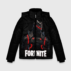 Куртка зимняя для мальчика Fortnite: Cyborg, цвет: 3D-черный
