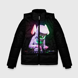 Куртка зимняя для мальчика Marshmello: Disco for You, цвет: 3D-черный
