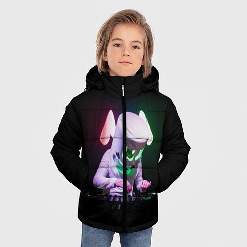 Зимняя куртка для мальчика Marshmello: Disco for You / 3D-Черный – фото 3