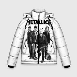 Куртка зимняя для мальчика Metallica, цвет: 3D-черный