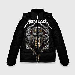 Куртка зимняя для мальчика Metallica: Hard Metal, цвет: 3D-черный