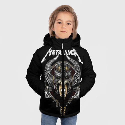 Зимняя куртка для мальчика Metallica: Hard Metal / 3D-Черный – фото 3