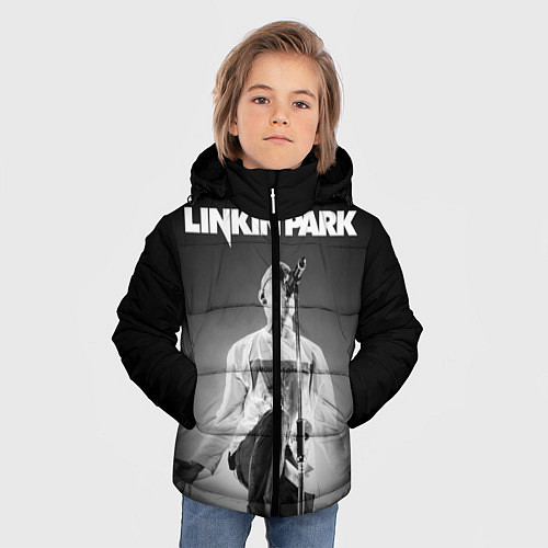 Зимняя куртка для мальчика Linkin Park: Bennington / 3D-Черный – фото 3