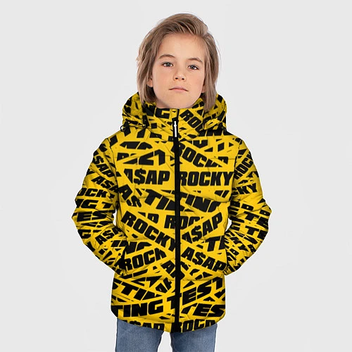 Зимняя куртка для мальчика ASAP Rocky: Light Style / 3D-Черный – фото 3
