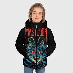 Куртка зимняя для мальчика Mastodon: Demonic Cat, цвет: 3D-красный — фото 2