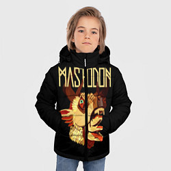 Куртка зимняя для мальчика Mastodon: Leviathan, цвет: 3D-красный — фото 2