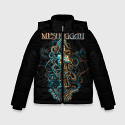 Куртка зимняя для мальчика Meshuggah: Violent Sleep, цвет: 3D-черный