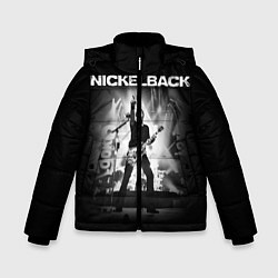 Куртка зимняя для мальчика Nickelback Rock, цвет: 3D-светло-серый