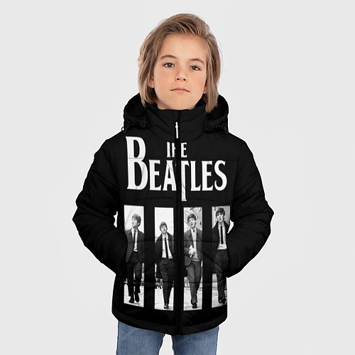 Зимняя куртка для мальчика The Beatles: Black Side / 3D-Черный – фото 3