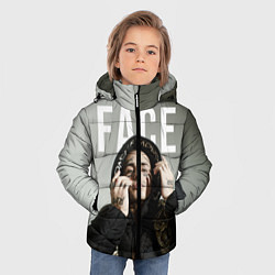 Куртка зимняя для мальчика FACE: Slime, цвет: 3D-черный — фото 2