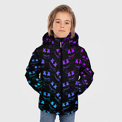 Куртка зимняя для мальчика Marshmello: Dark Neon, цвет: 3D-красный — фото 2